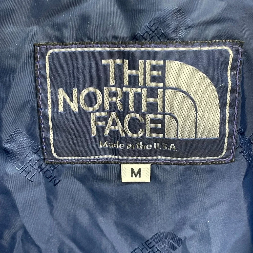 VTG The North Face Windbreaker Jacket Mens Medium‎ Blue Made in USA Waterproof